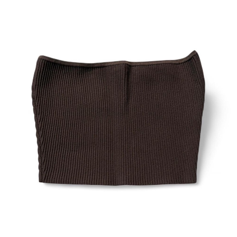 Aritzia Mauve Tube Top Crop Rib Size XS